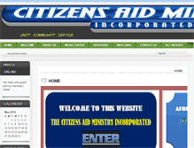 Tablet Screenshot of citizensaidministry.org